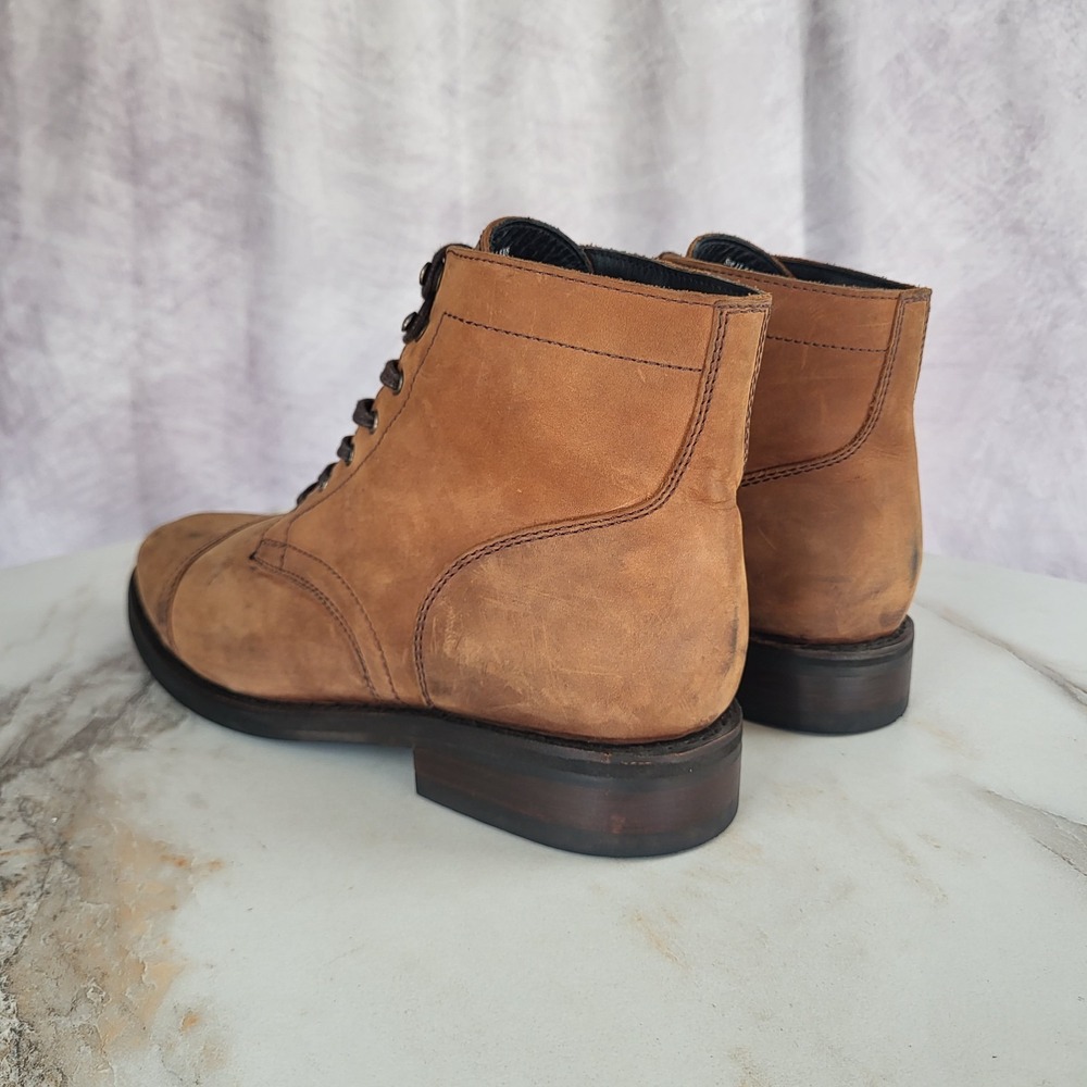 Thursday Captain Cap Toe Boots Size 11.5 Tan - Picture 4 of 15